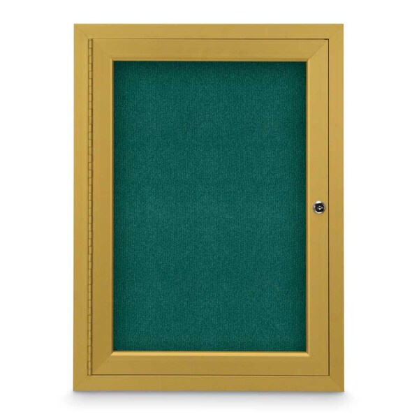 Sliding Door Indoor Enclosed Corkboard, 7